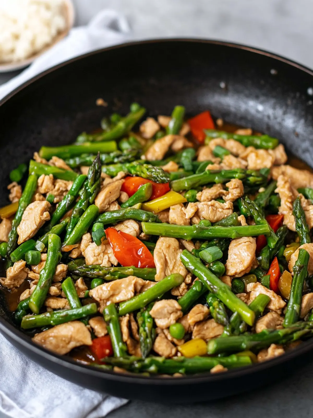 One-Pan Turkey Asparagus Stir-Fry