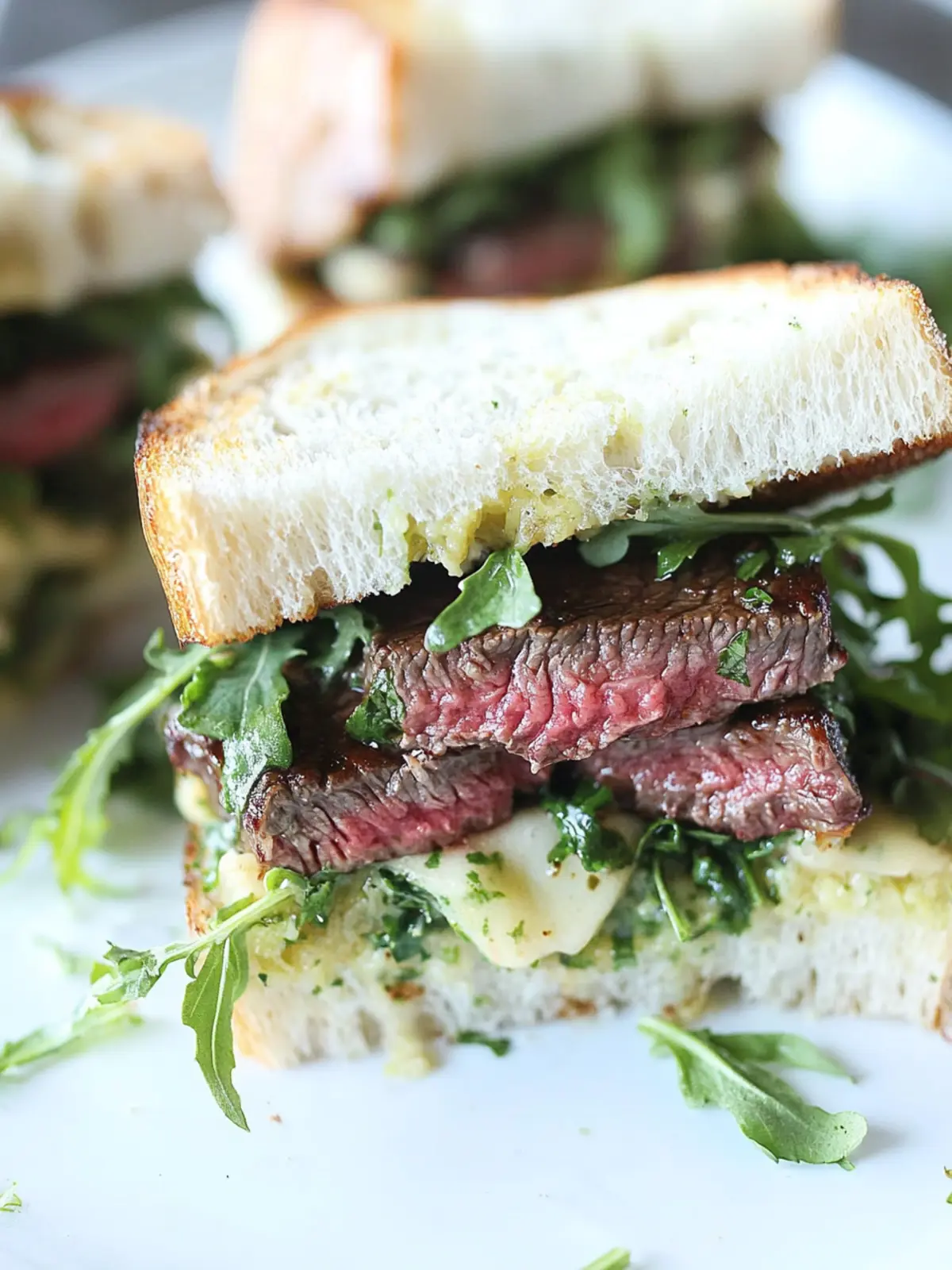 Cowboy Butter Skirt Steak Sandwiches