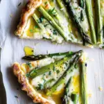 Asparagus Tart with Honey Mustard Sauce