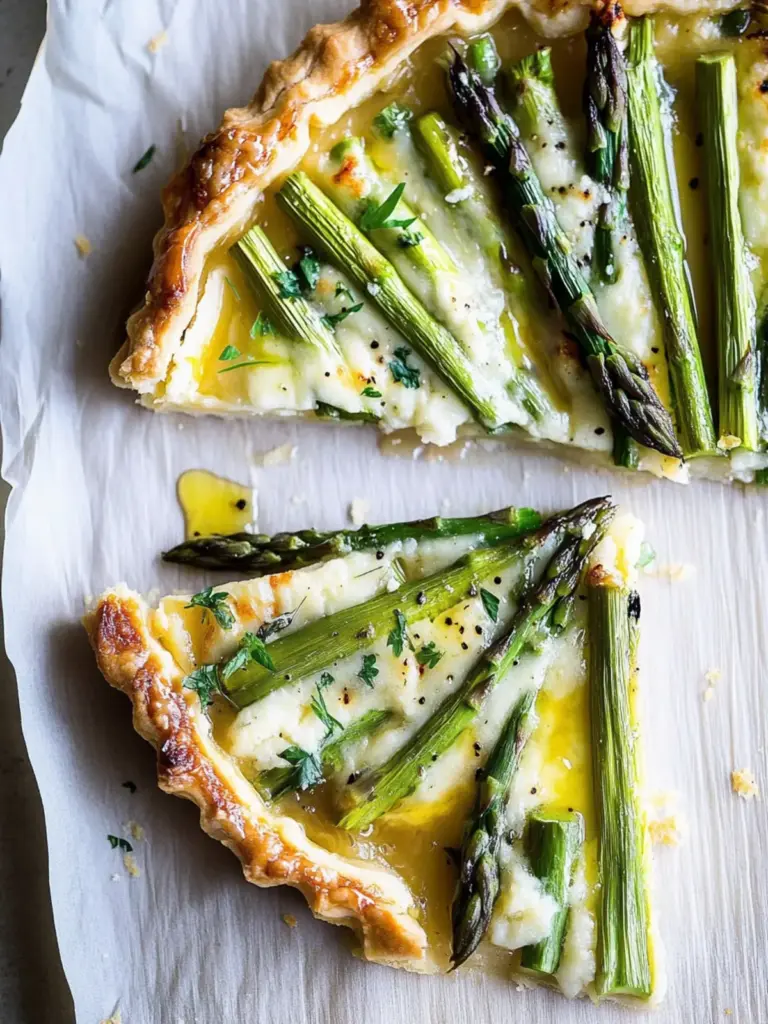 Asparagus Tart with Honey Mustard Sauce
