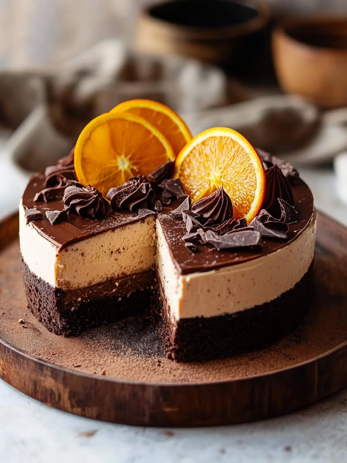 Decadent Chocolate Orange Cheesecake You Can Make Ahead 4 Chocolate Orange Cheesecake