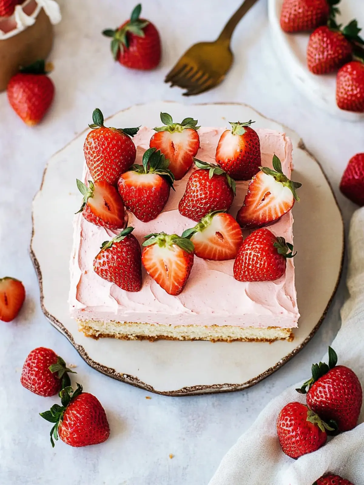 Deliciously Simple Small Batch Strawberry Cake for Any Occasion 2 Small Batch Strawberry Cake