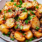 Crispy Gochujang Potato Salad