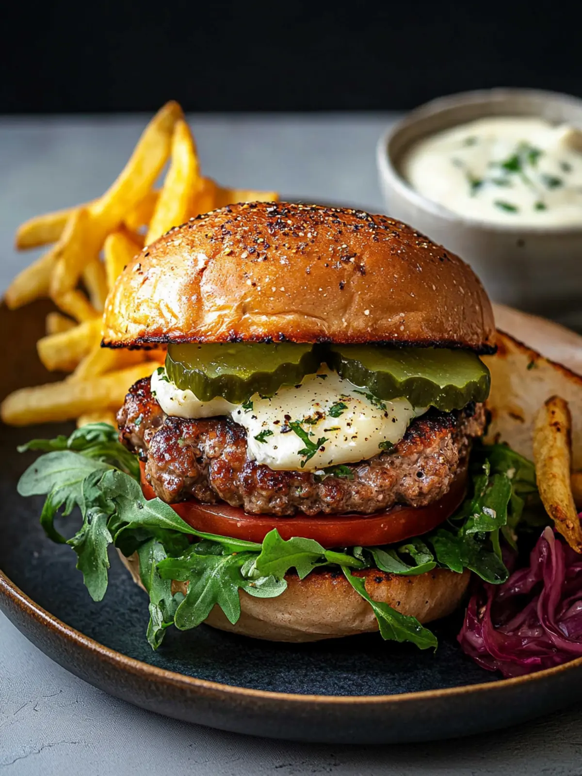 Tuscan Pork Smash Burger