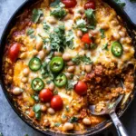 Chorizo & White Bean Enchilada Skillet