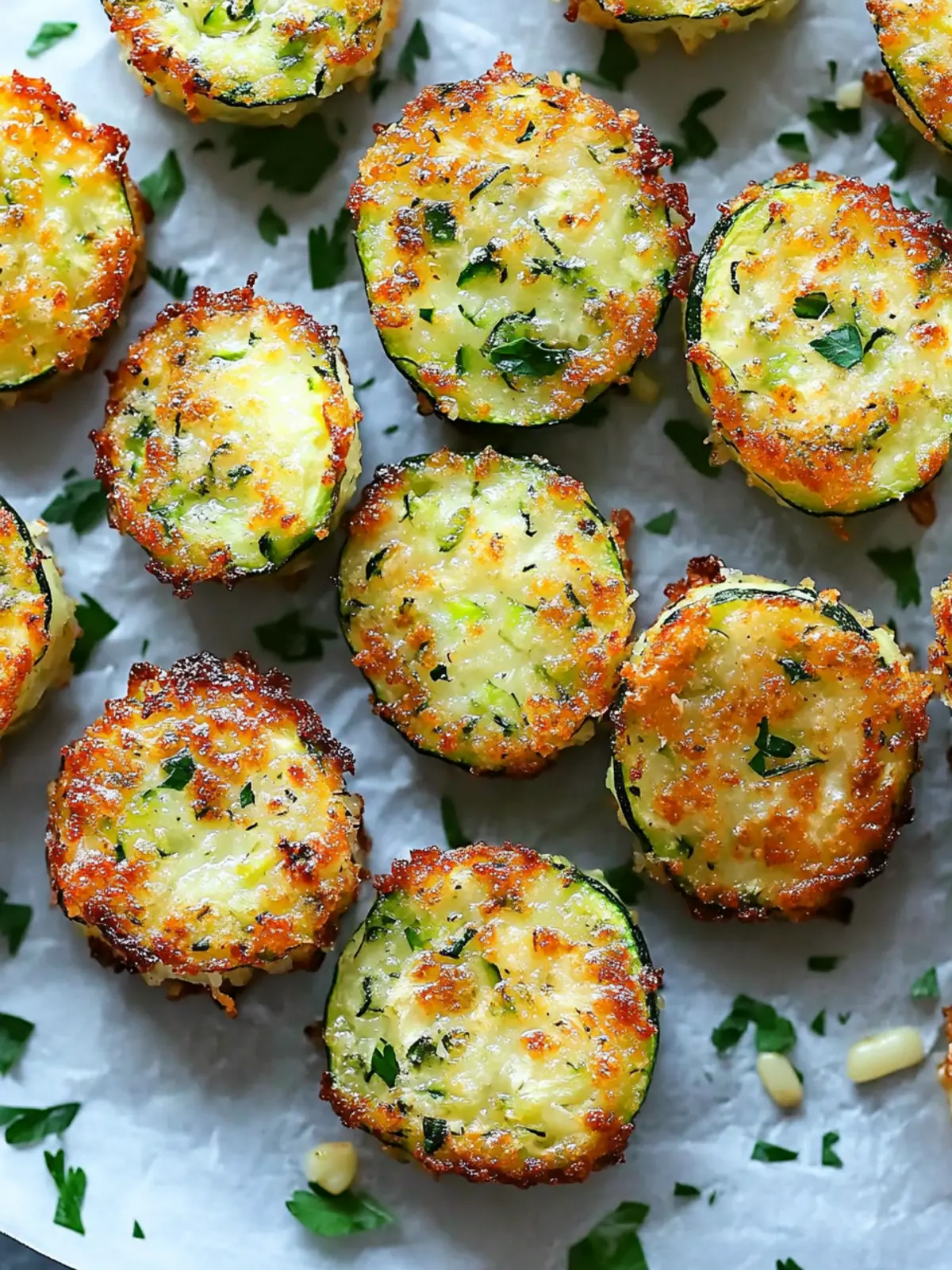 Zucchini Garlic Bites