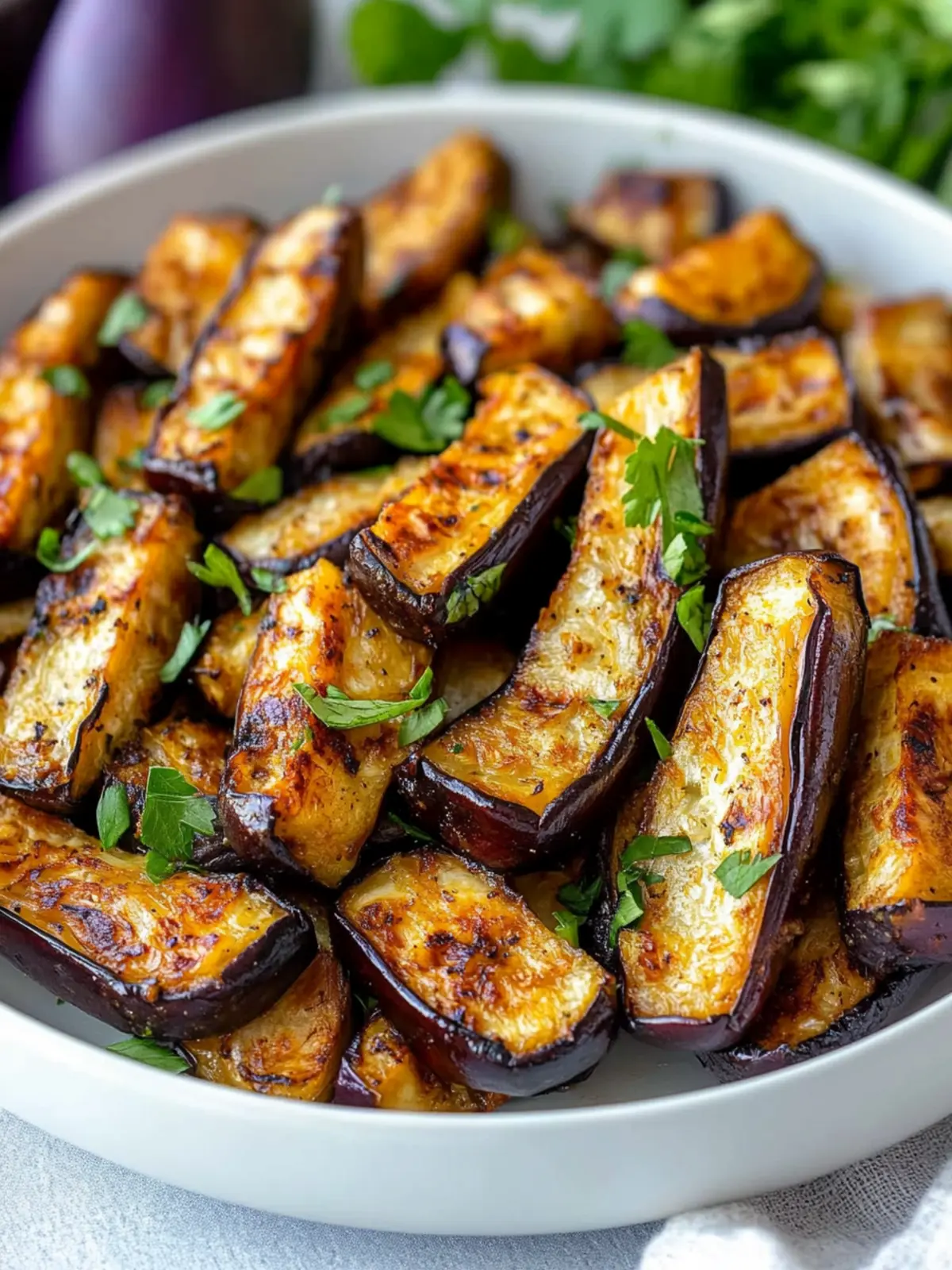 Low-Calorie Air Fryer Eggplant