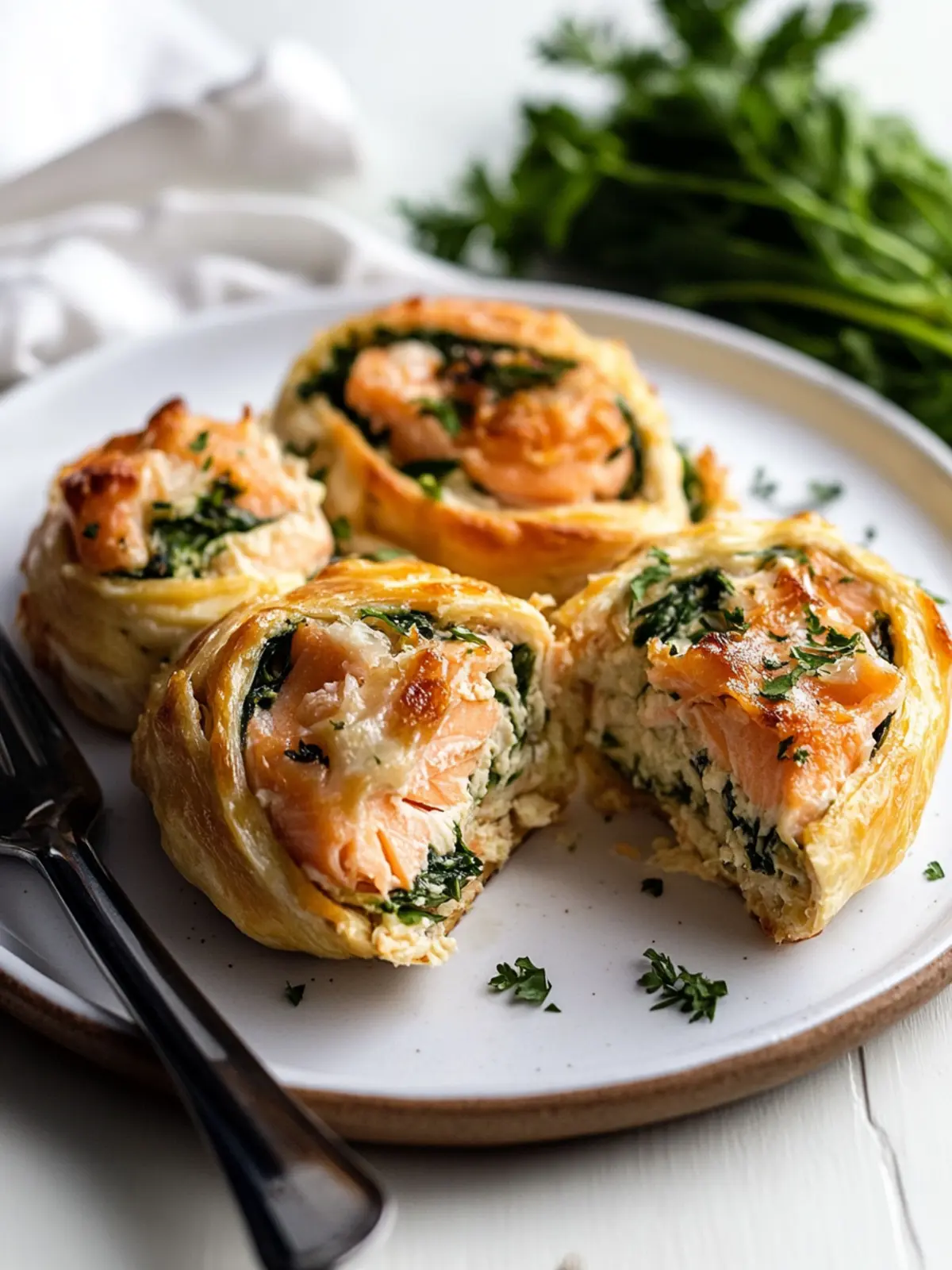 Elegant Crab Stuffed Salmon Pinwheels for Effortless Entertaining 2 Crab Stuffed Salmon Pinwheels