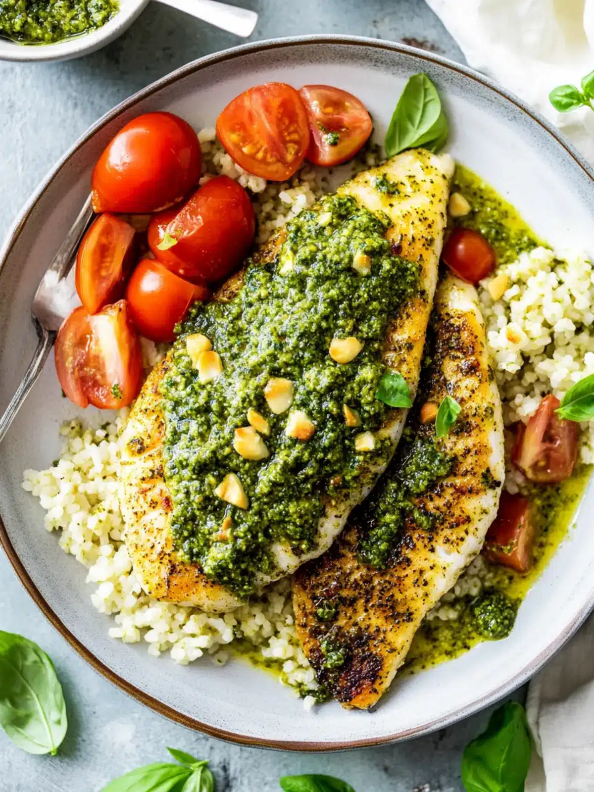 Lean Pesto Tilapia in 15 Minutes for a Healthy Dinner Delight 4 Lean Pesto Tilapia