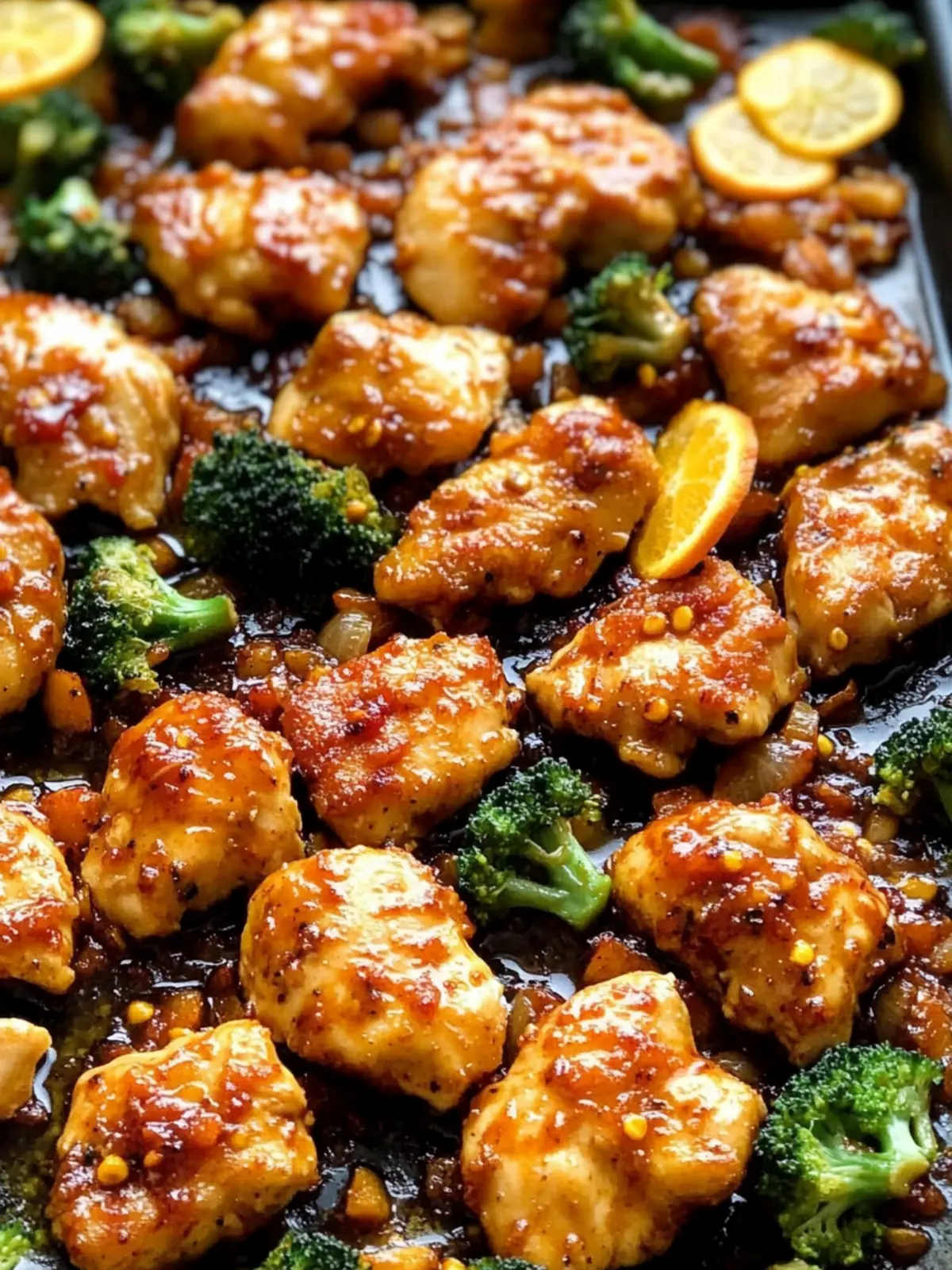 Sheet Pan Chili Orange Chicken and Broccoli in 30 Minutes 3 Sheet Pan Chili Orange Chicken and Broccoli