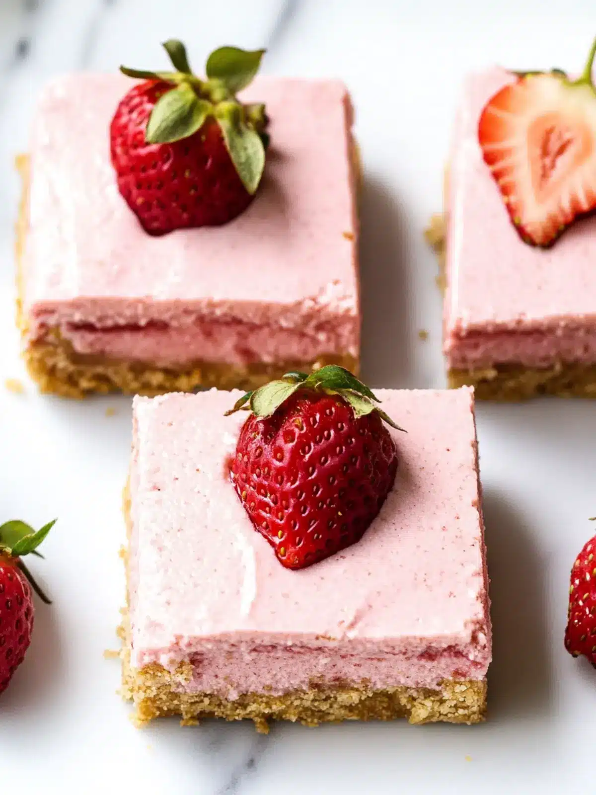 No Bake Strawberry Cheesecake Bars That Wow Your Taste Buds 2 No Bake Strawberry Cheesecake Bars
