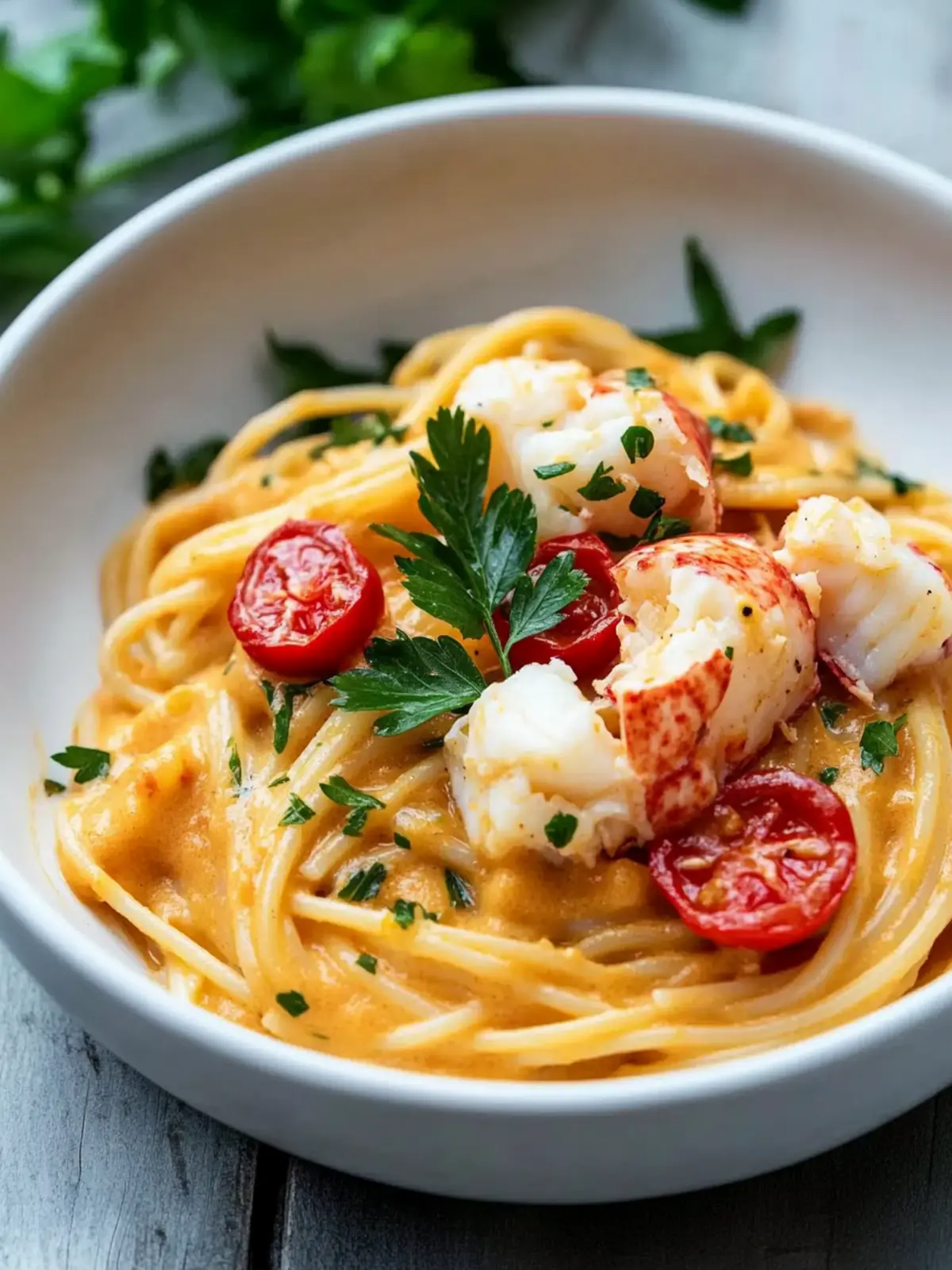 Rich Lobster Bisque Pasta: Elevate Your Dinner Game Tonight 2 Rich Lobster Bisque Pasta