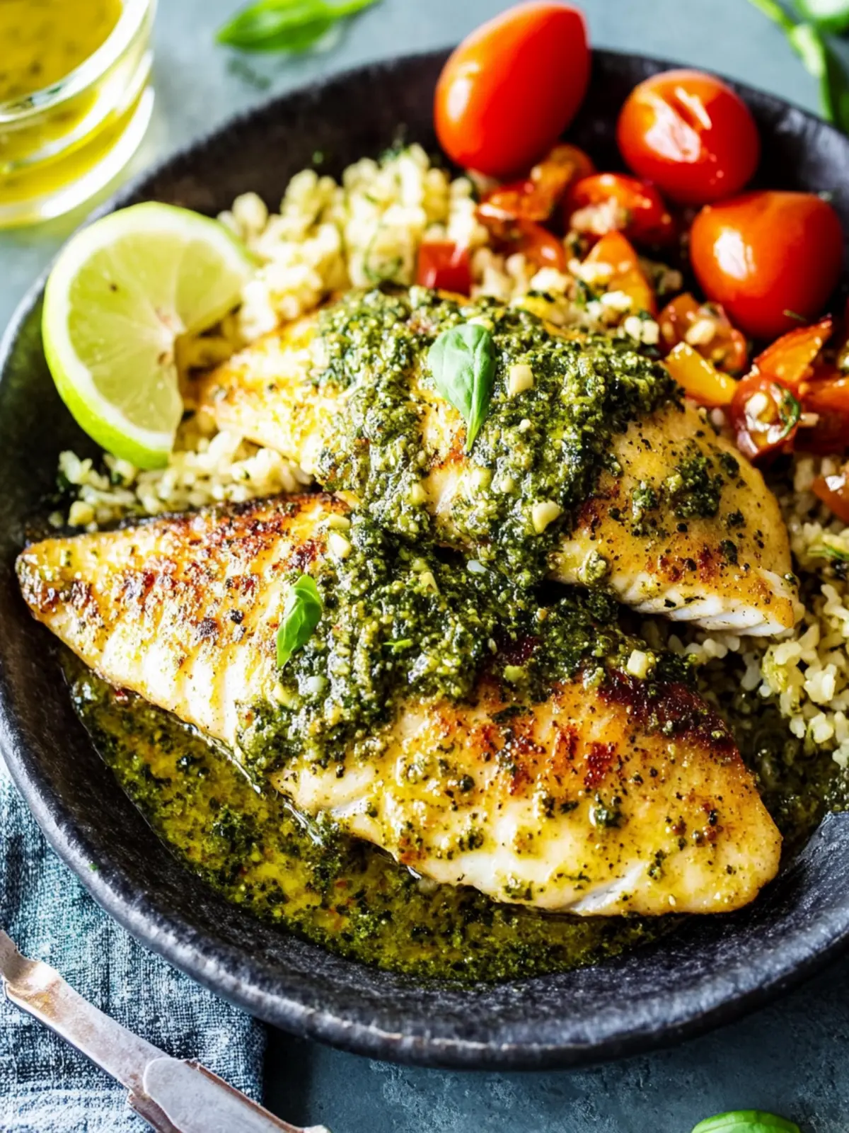 Lean Pesto Tilapia in 15 Minutes for a Healthy Dinner Delight 2 Lean Pesto Tilapia