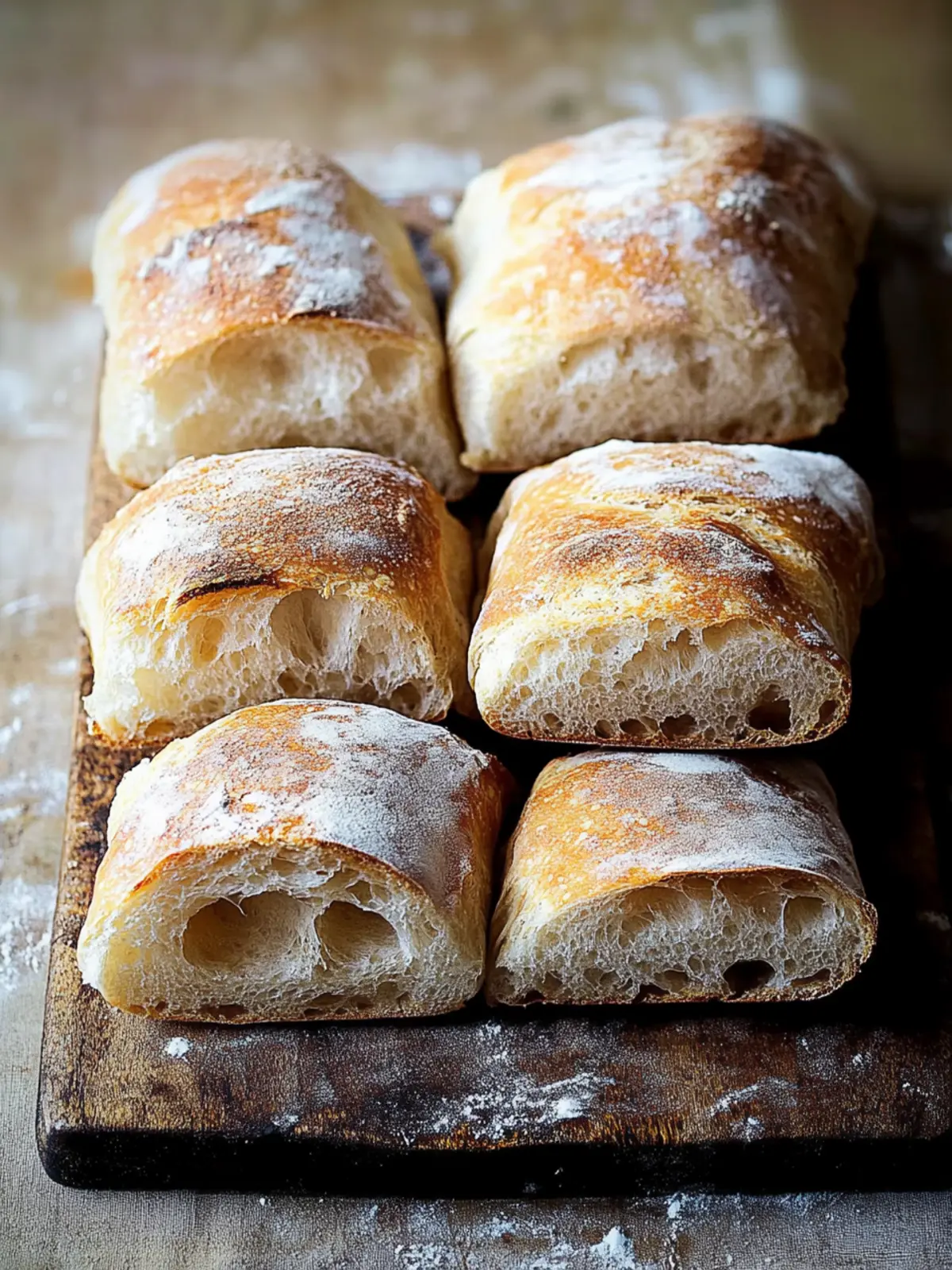 Simple Sourdough Ciabatta Bread