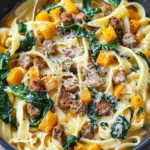 Creamy Butternut Squash Pasta with Sausage and Spinach Bliss 5 Creamy Butternut Squash Pasta with Sausage and Spinach