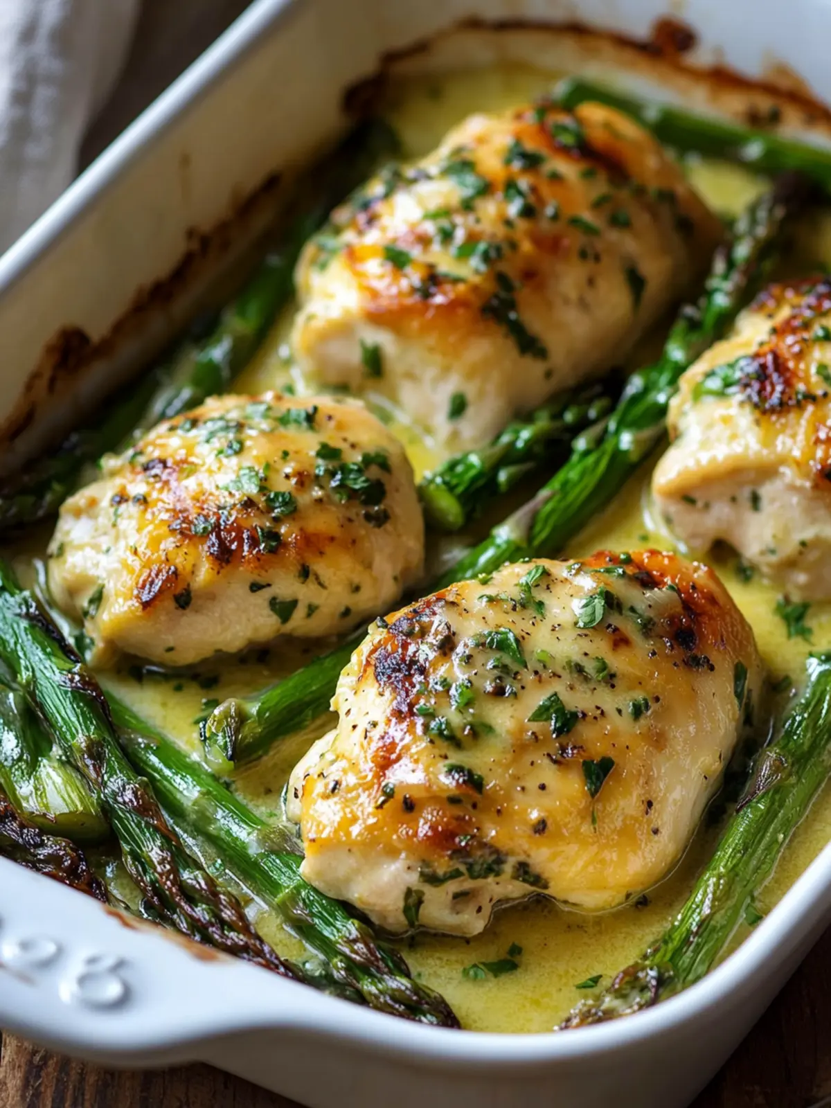 Creamy Baked Chicken and Asparagus for Comforting Family Dinners 4 Creamy Baked Chicken and Asparagus