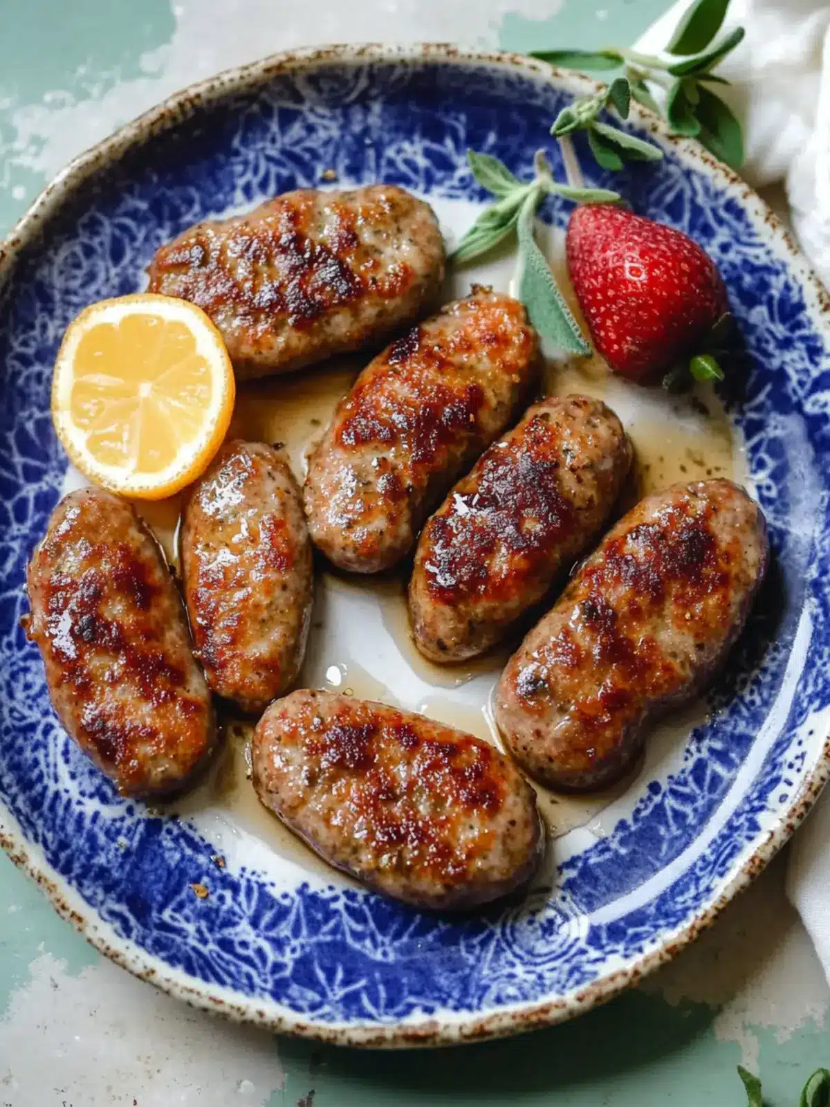 Maple Breakfast Sausages