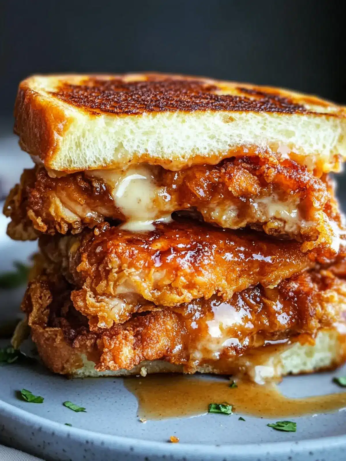 Savory-Sweet French Toast Fried Chicken Sandwich Delight 4 French Toast Fried Chicken Sandwich