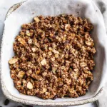 Coffee Crumble Granola [Healthy, Vegan, Gluten Free]