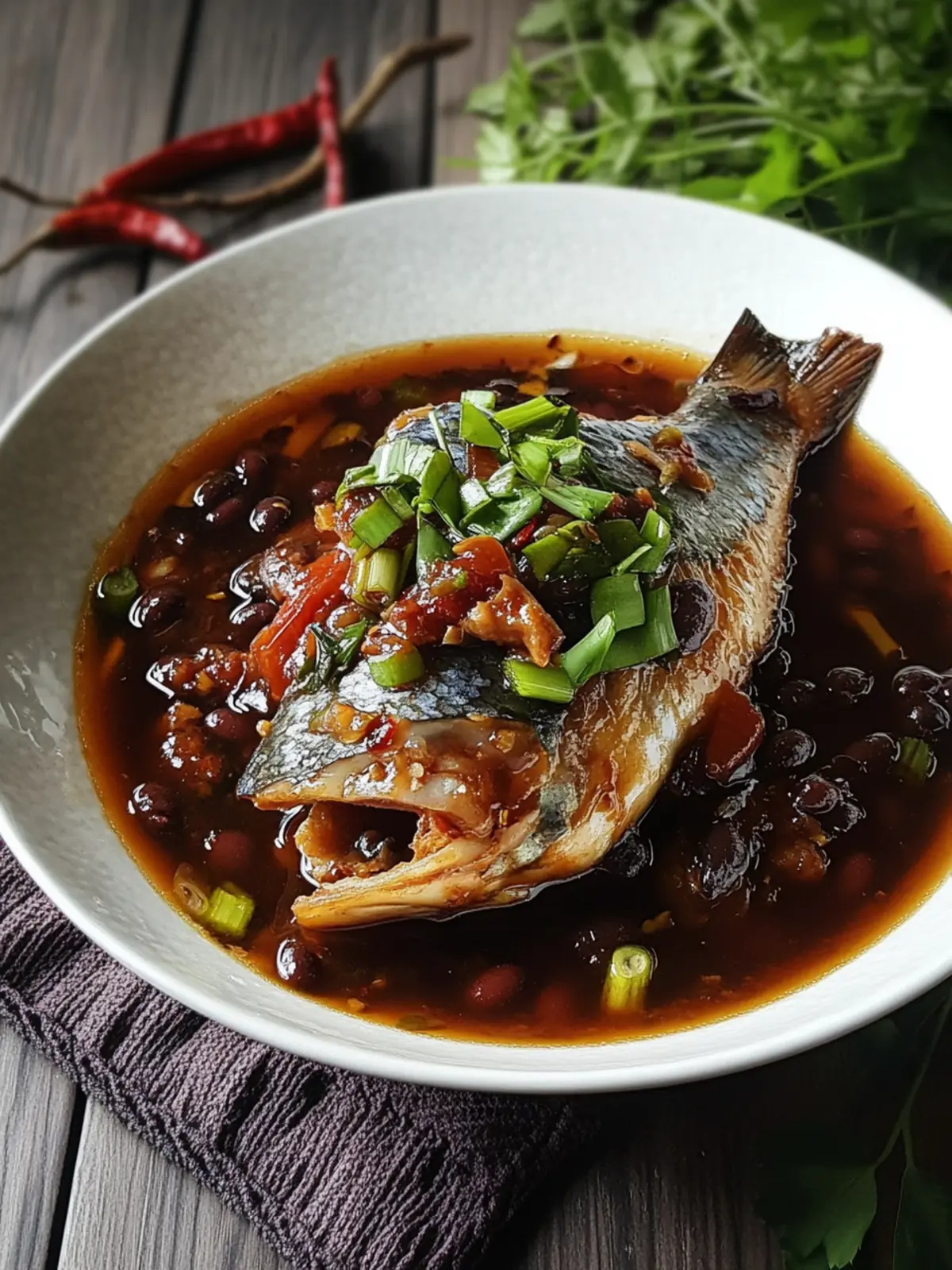 Fermented Black Beans Braised Fish for Unforgettable Flavor 2 Fermented Black Beans Braised Fish