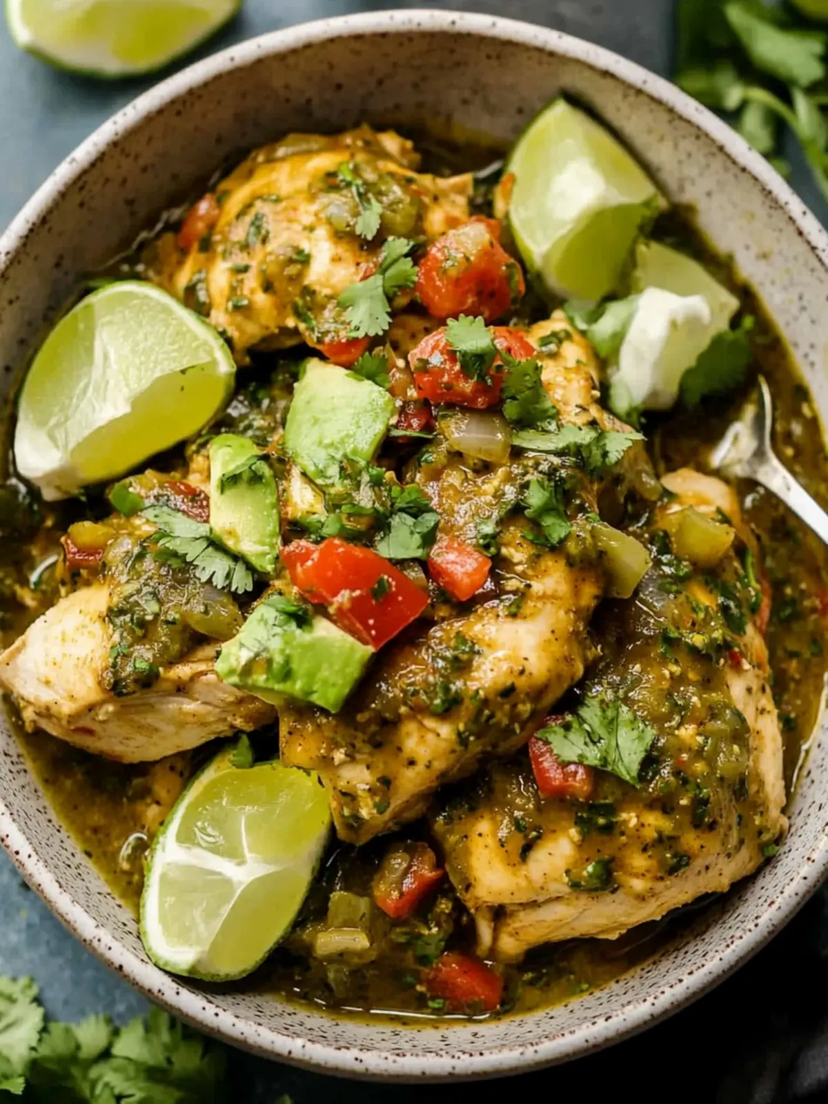 Easy Salsa Verde Chicken (Instant Pot & Slow Cooker)