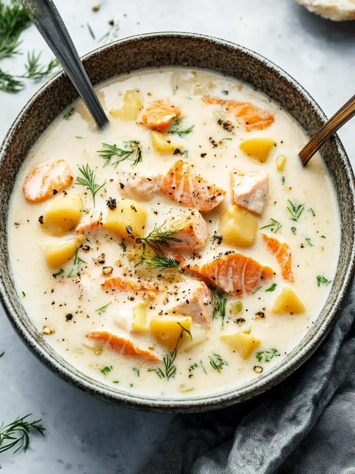 Easy Salmon Chowder