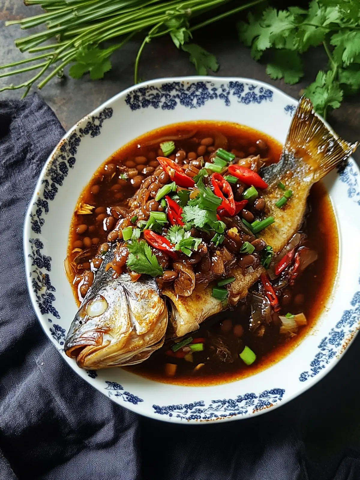 Fermented Black Beans Braised Fish for Unforgettable Flavor 3 Fermented Black Beans Braised Fish