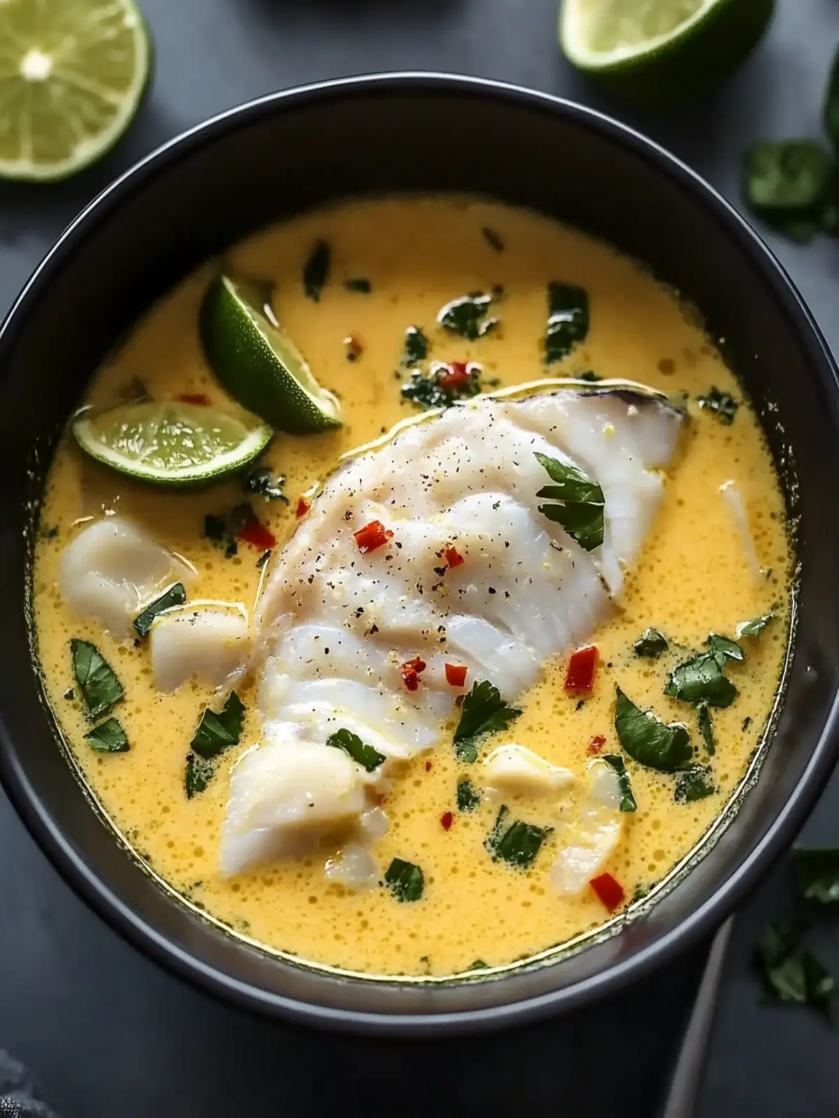Creamy Coconut Lime Poached Fish Soup – Your New Weeknight Fix 2 Creamy Coconut Lime Poached Fish Soup