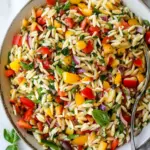 Rainbow Orzo Salad