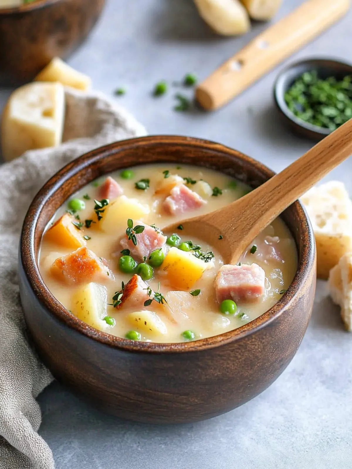 Cheesy Ham and Potato Soup: A Cozy 30-Minute Delight 5 Cheesy Ham and Potato Soup