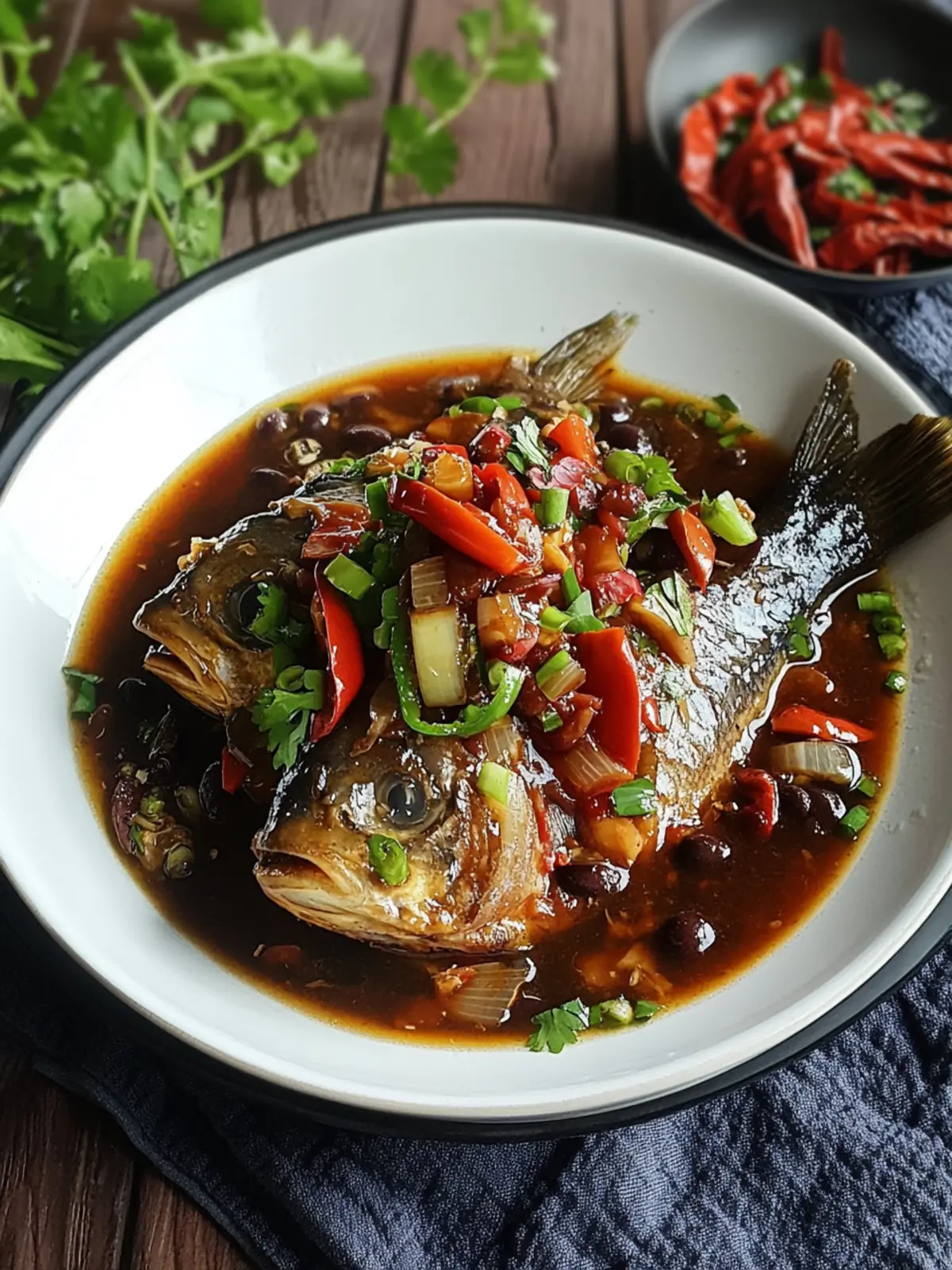 Fermented Black Beans Braised Fish for Unforgettable Flavor 4 Fermented Black Beans Braised Fish