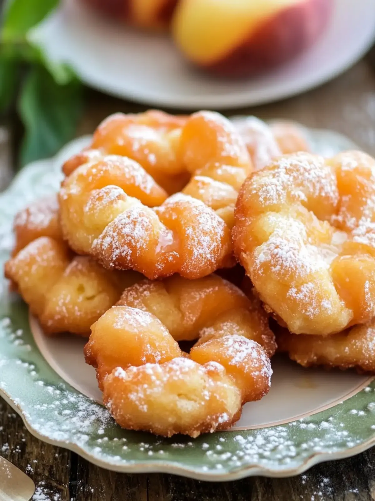 Delicious Fresh Peach Fritters