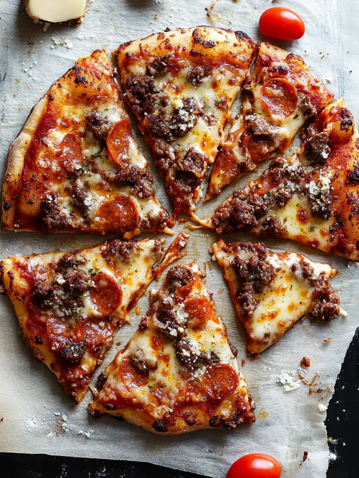 Beef Crust Pizza (Meatza) - Your Low-Carb Flavor Explosion 5 Beef Crust Pizza (Meatza