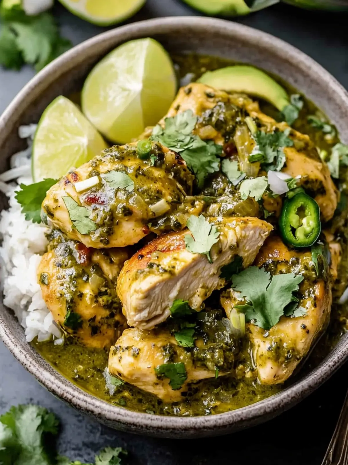 Easy Salsa Verde Chicken (Instant Pot & Slow Cooker)