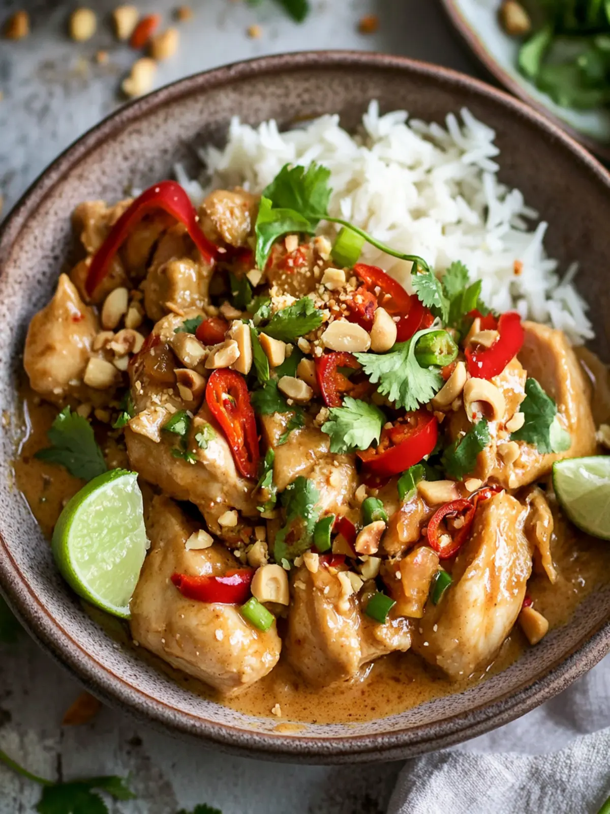 Spicy Thai Peanut Chicken