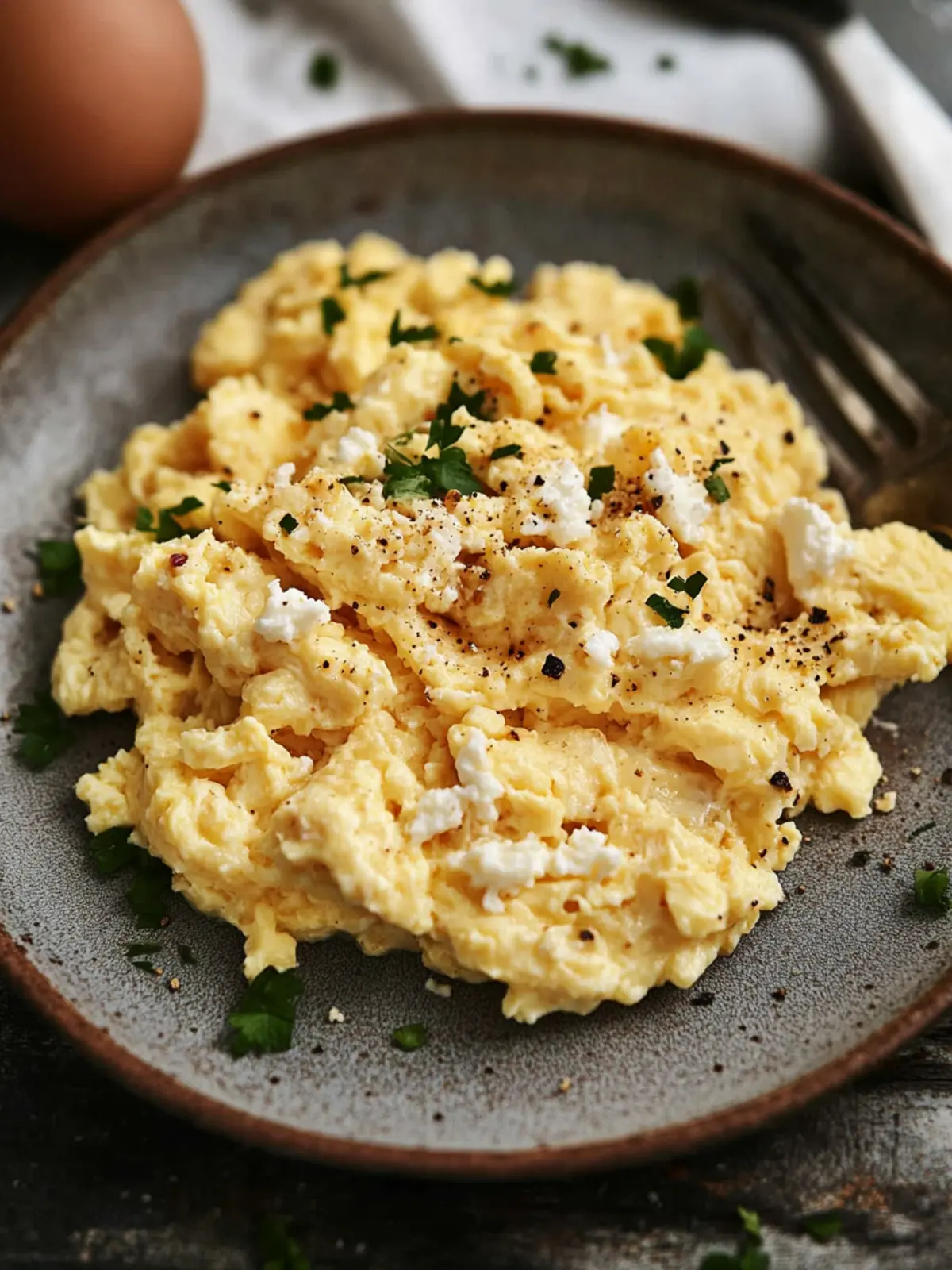 Scrambled Eggs with Cottage Cheese for a Creamy Breakfast Boost 5 Scrambled Eggs with Cottage Cheese