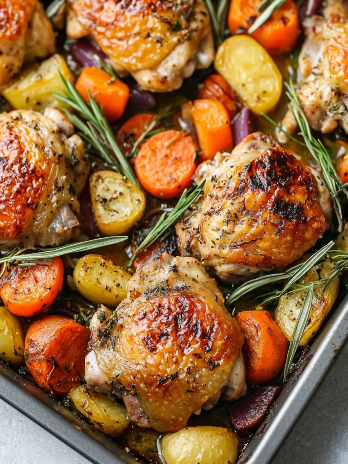 Savory Roasted Chicken Thighs and Vegetables for Cozy Nights 3 Roasted Chicken Thighs and Vegetables