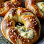 Mozzarella Stuffed Soft Pretzels