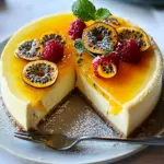 Tangy & Creamy Passionfruit Cheesecake