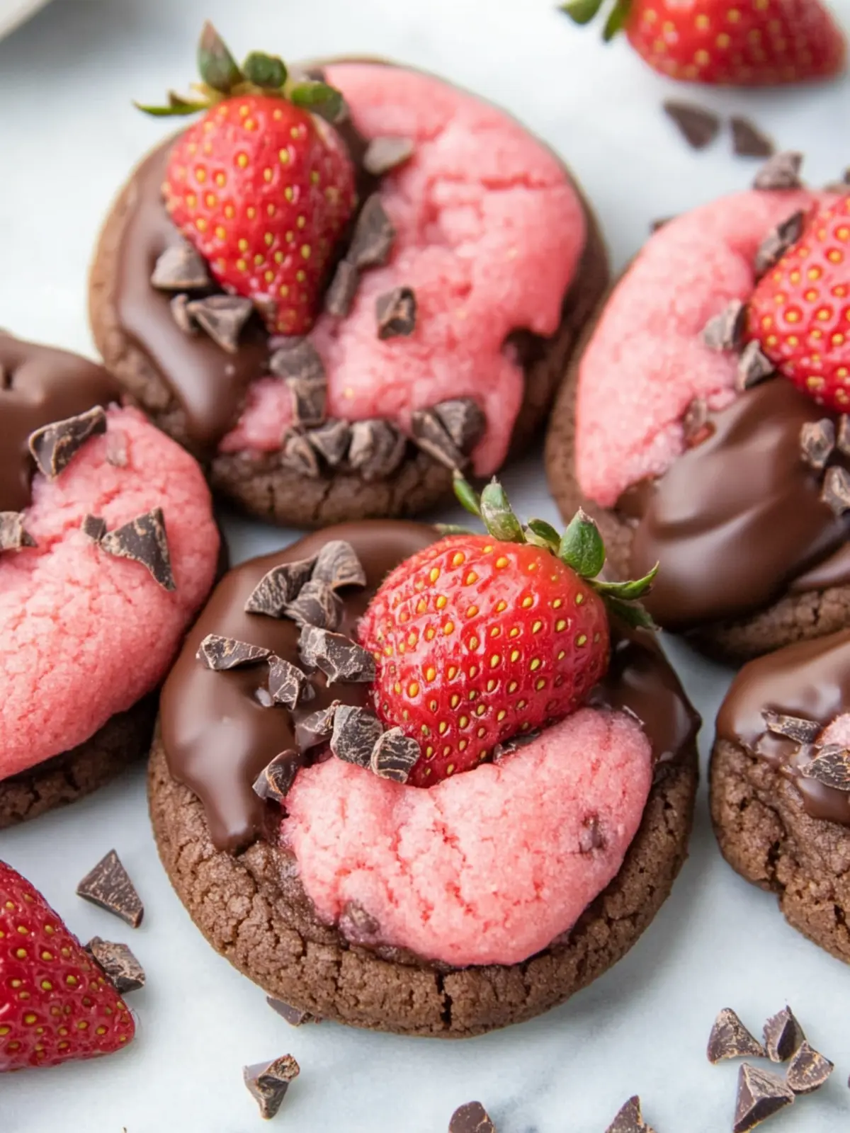 Irresistible Chocolate Covered Strawberry Cookies to Sweeten Your Day 4 Chocolate Covered Strawberry Cookies