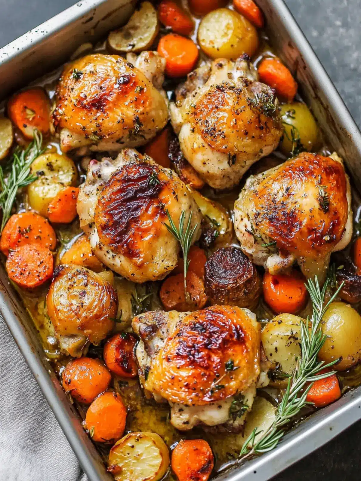 Savory Roasted Chicken Thighs and Vegetables for Cozy Nights 5 Roasted Chicken Thighs and Vegetables