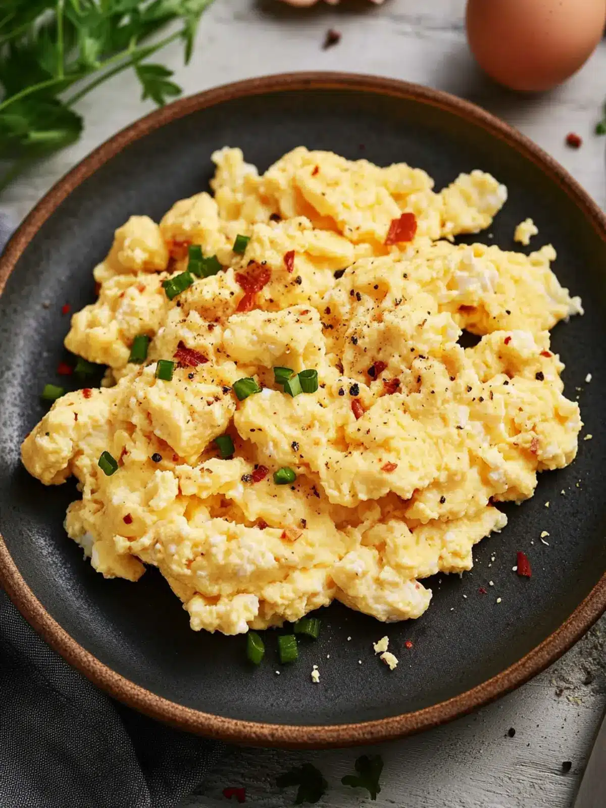 Scrambled Eggs with Cottage Cheese for a Creamy Breakfast Boost 3 Scrambled Eggs with Cottage Cheese