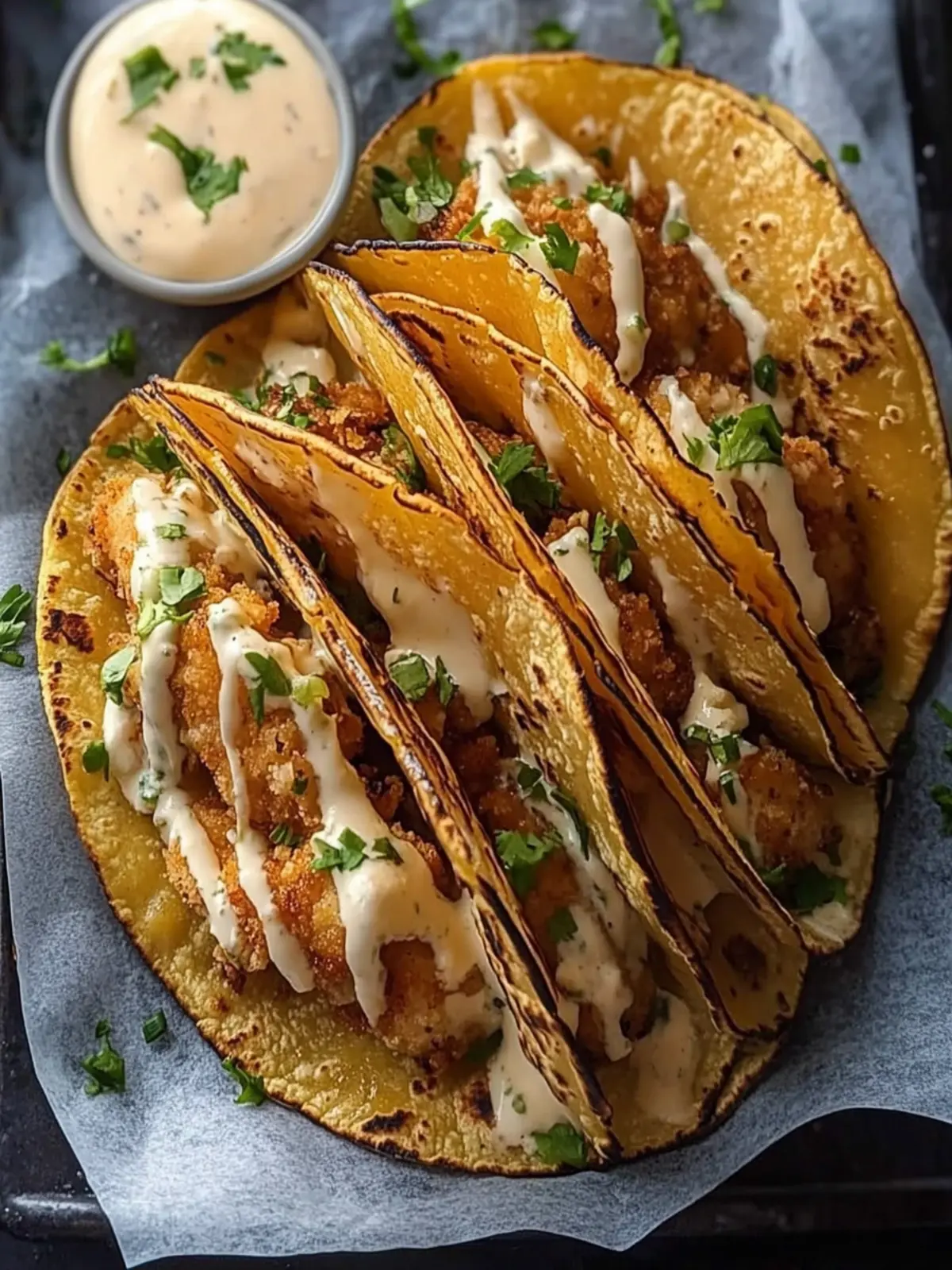 Crispy Chicken Alfredo Tacos for Quick Family Dinners 4 Crispy Chicken Alfredo Tacos
