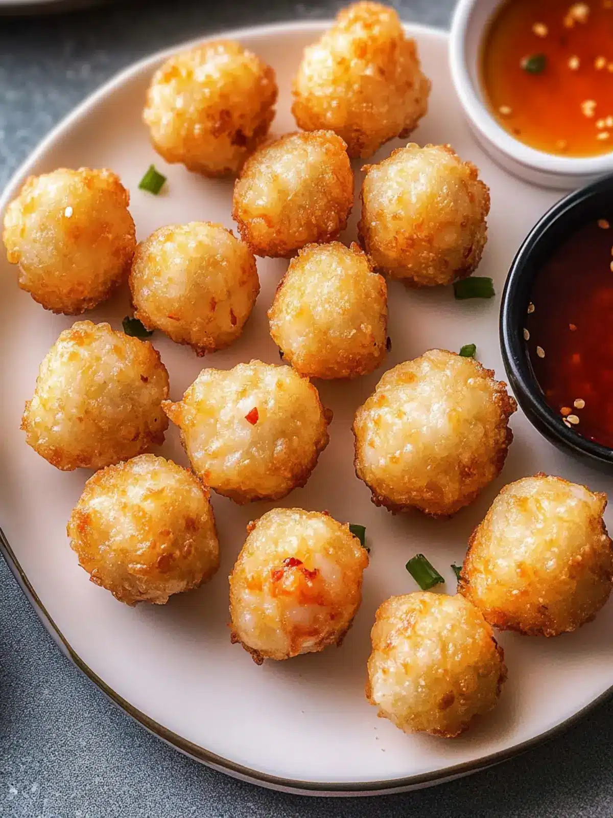 Chinese Shrimp Balls Appetizer
