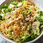 Crunchy Ramen Noodle Salad with Rotisserie Chicken Magic 9 Ramen Noodle Salad