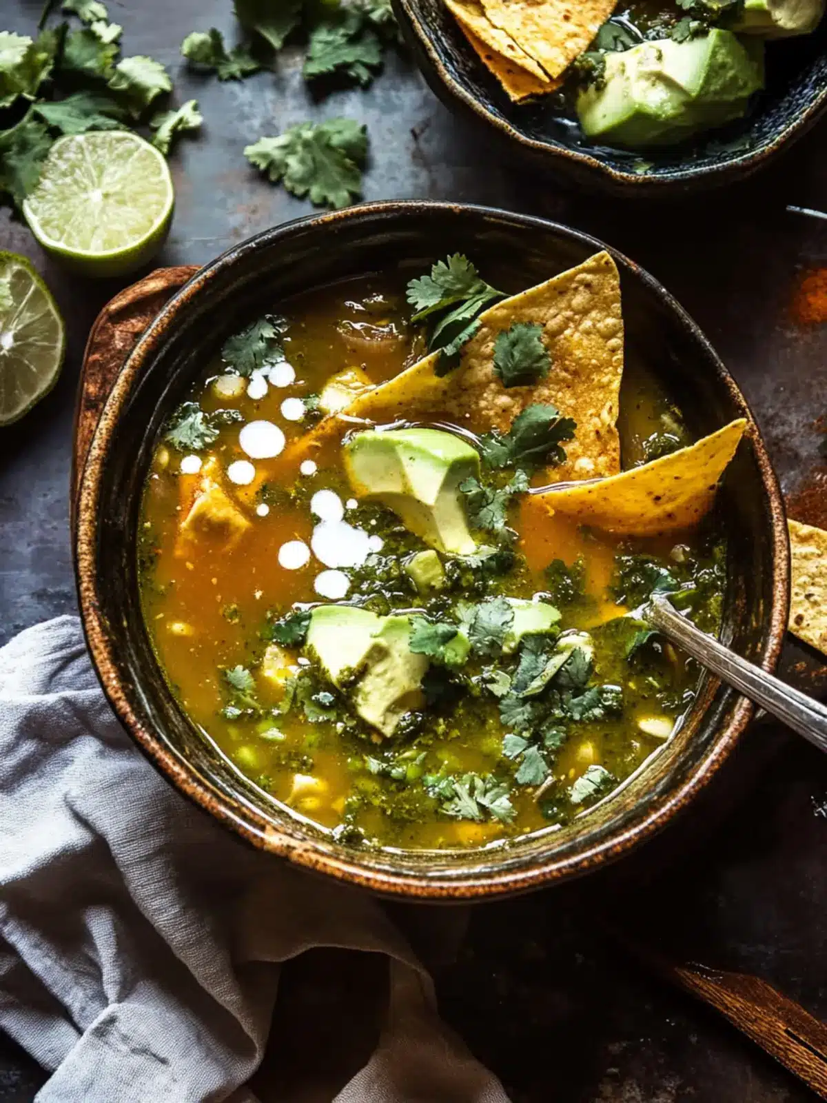Salsa Verde Tortilla Soup: A Flavorful Fiesta at Home 3 Salsa Verde Tortilla Soup