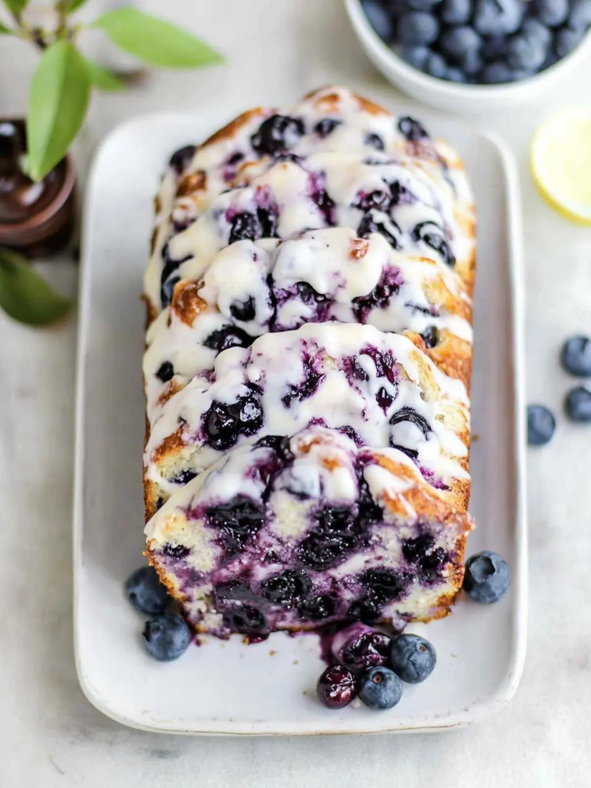 Melt-in-Your-Mouth Roasted Blueberry Pull-apart Loaf Recipe 2 Roasted Blueberry Pull-apart Loaf