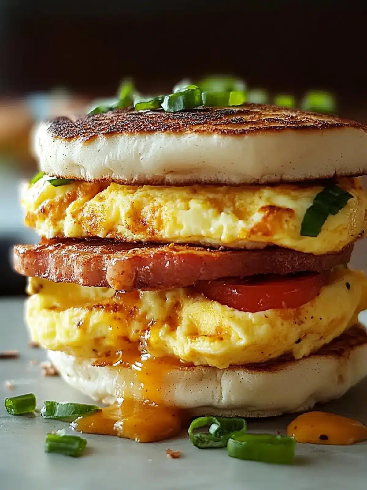 Spicy Chipotle Egg Breakfast Sandwiches
