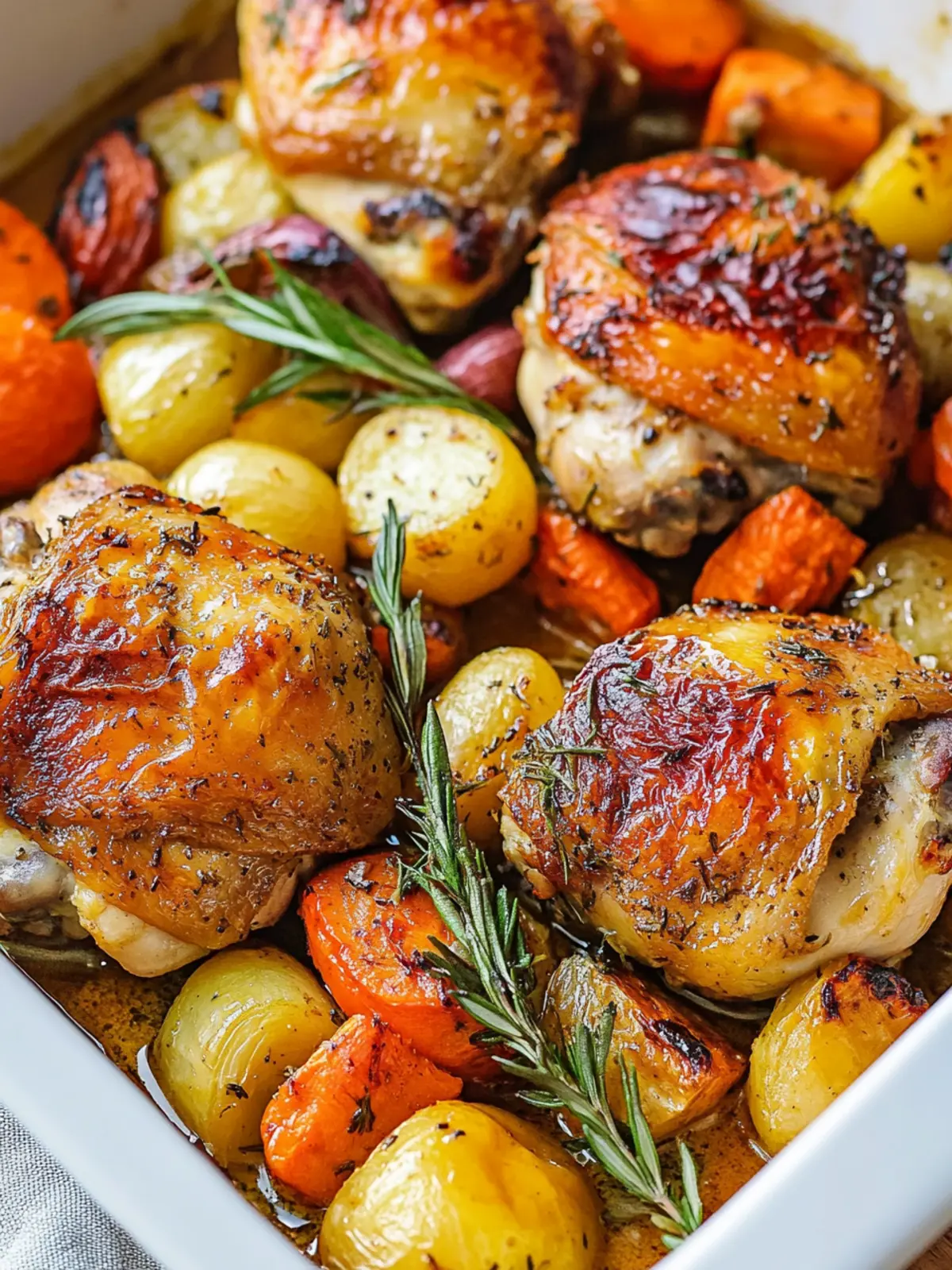 Savory Roasted Chicken Thighs and Vegetables for Cozy Nights 4 Roasted Chicken Thighs and Vegetables