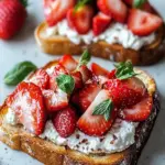 Irresistible Roasted Strawberry Whipped Ricotta Toast Delight 6 Roasted Strawberry Whipped Ricotta Toast